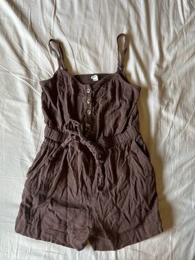 Aerie cotton short romper